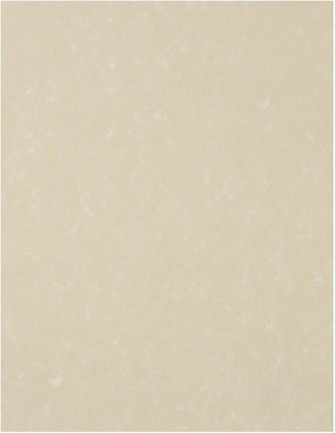 LUXPaper 8.5" x 11" Paper | Letter Size | Cream Parchment | 60lb. Text | 1 by LUXPaper