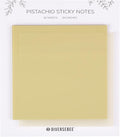 DiverseBee 50 Sheets Pastel Transparent Sticky Notes, 3x3” Clear Sticky Tabs by DiverseBee