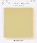 DiverseBee 50 Sheets Pastel Transparent Sticky Notes, 3x3” Clear Sticky Tabs by DiverseBee
