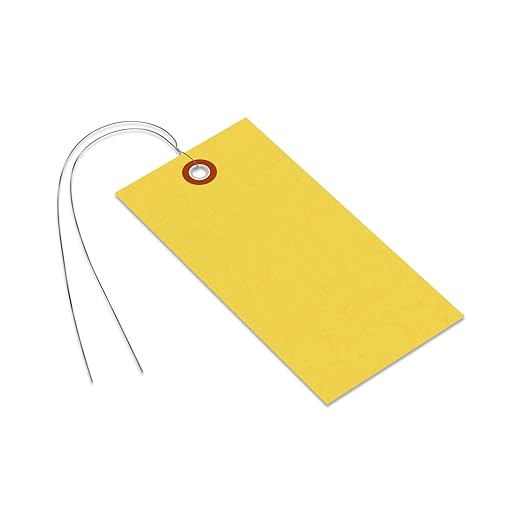 SmartSign “Yellow Tyvek Shipping Tags - Image 6