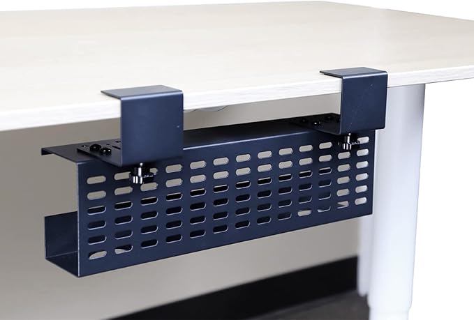 AEONS Under Desk Cable Management Tray Black Horizontal 16-inch Under Desk by AEONS