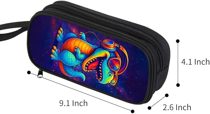 HiMagics Children's Pencil Case, Large Zipper Pencil Pouch - Image 2