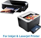 Uinkit 100 Sheets Thin Matte Presentation Paper Photo Double Sided 8.5x11 38lb - Image 4
