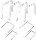 Amylove 4 Pcs Adjustable Cubicle Hanger Universal Partition Metal Cubicle Hooks by Amylove