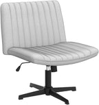 PUKAMI Criss Cross Chair, Armless Cross Legged Office Desk Chair No Wheels - Image 5