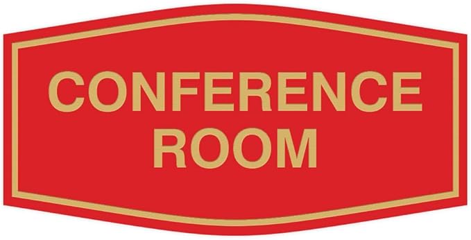 Fancy Conference Room Sign by All+Quality