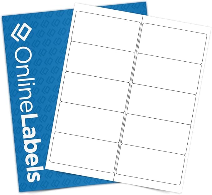 4 x 2 Rectangle Mailing Labels by OnlineLabels