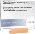ECKEK Magnetic Sign Holder Grip Holder, Powerful Magnet, Acrylic Sign Holder by ECKEK