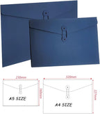 10pcs A4 Kraft Paper Envelopes Portfolio Foolscap File Folders Document Folder - Image 2