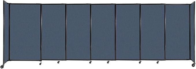 Versare Straightwall Sliding Portable Wall Partition | Freestanding Office by VERSARE