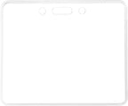 Amazon Basics ID Badge Holders, Horizontal Clear Plastic 3.38" x 2.38" - Image 5