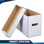 PIT66 3 Pack Comic Book Storage Comic Book Box Holds 150-175 Comics Collapsible - Image 6