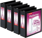 Cardinal Performer 3-Ring Binders, Non-Locking Slant-D Rings, 725-Sheet Capacity by TOPSProducts