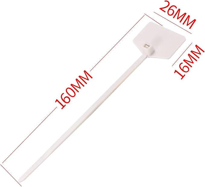 6 in Cable Tags Zip Tie Labels, Nylon Cable Ties - Image 6