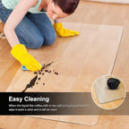 Kuyal Office Chair Mat for Hardwood Floor, Easy Glide, Floor-Protector - Image 4