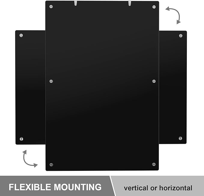 Large Black Glass Dry Erase Board, 72 x 48 Inches Magnetic Glass whiteboard - Image 6