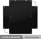 Large Black Glass Dry Erase Board, 72 x 48 Inches Magnetic Glass whiteboard - Image 6