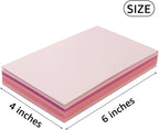 50 Sheets 4x6 Colored Cardstock Paper 5 Colors Blank Flash Cards, 250 GSM Heavy - Image 3