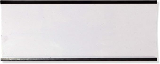 SmartSign Magnetic 'C' Channel Label Holders | 2.5" x 6" Pack of 10 - Image 3