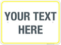 Personalized Custom Customize for Office, Delivery Yellow Sign, 18x24 Inches by SigoSigns