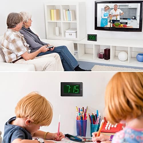 alarm clock,3" led,3-level brightness,battery operated,wall-mount/table-top, package contents