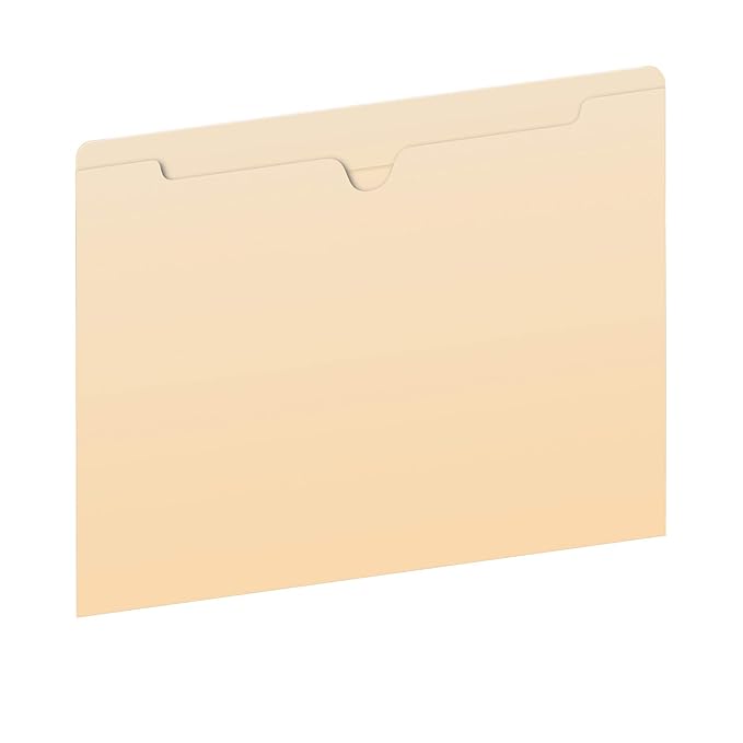 Pendaflex File Jackets, No Expansion, Letter Size, Straight Cut Tab by TOPSProducts