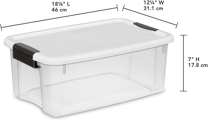 Sterilite 12-Pack Ultra Latching Box, Storage Bins - Image 3