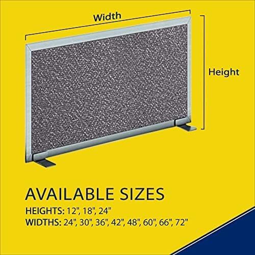 OBEX Acoustical Free Standing Privacy Screen, Cubicle Accessories Desk Privacy - Image 5