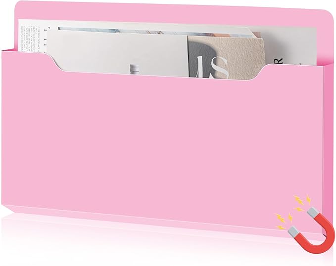 Feifeiya Magnetic Pocket File Holder Large File Folder Organizer Paper Mail by Feifeiya