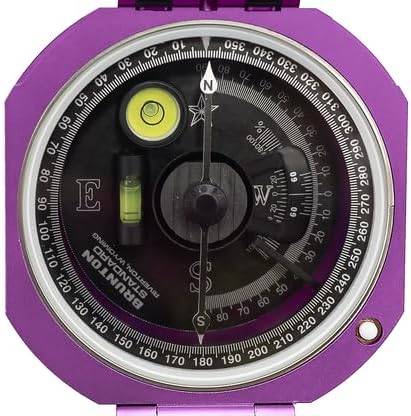 Brunton Standard Transit Azimuth Purple + Map Multi-Tool Card, Professional - Image 2