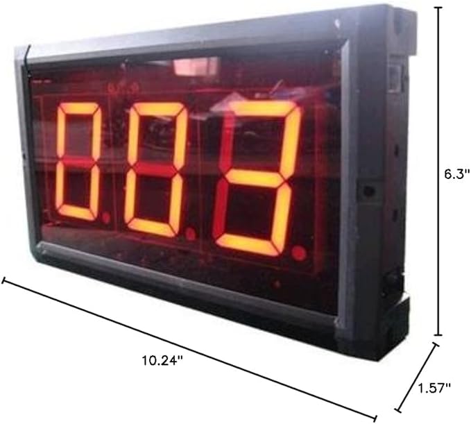 IR Remote Control Days Countdown Timer Max Count up to 999 Days Display 3-inch - Image 3