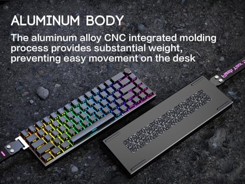 BOYI 66Pro-Flash Aluminum Magnetic Switch Gaming Keyboard,TMR/HE Keyboard Gam...