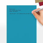 LUXPaper 8.5" x 11" Paper | Letter Size | Bright Blue | 60lb. Text | 1 - Image 5