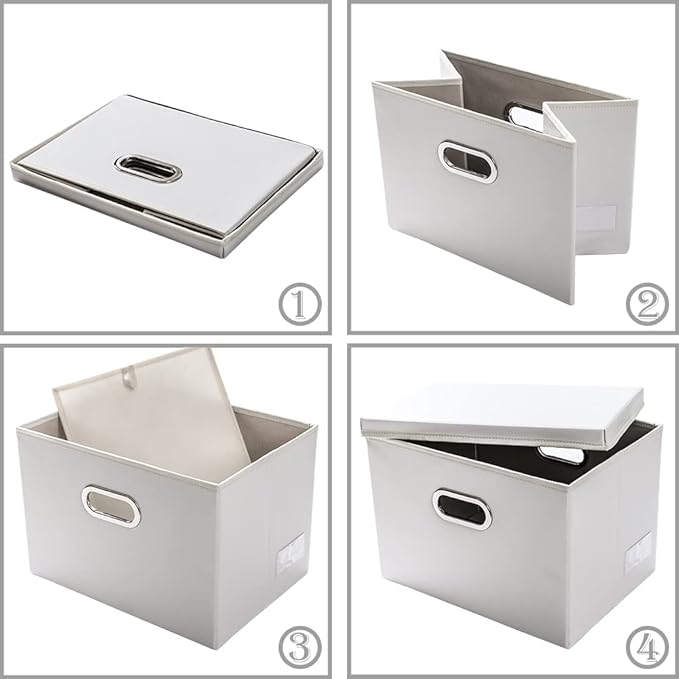 PRANDOM Large Stackable Storage Bins - Image 5