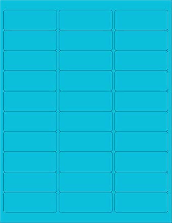 NextDayLabels - 8-1/2 x 11 Neon Color High Light Fluorescent Labels by NextDayLabels