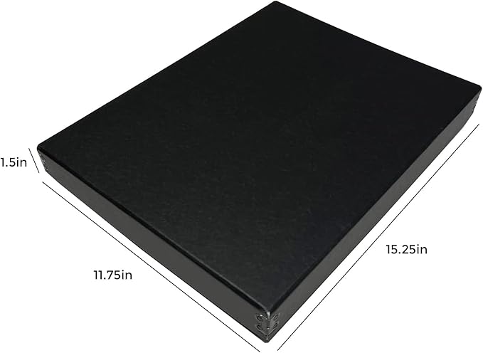 Lineco Museum Archival Storage Box, 11.75x15.25x1.5 in. Drop Front Design. - Image 2