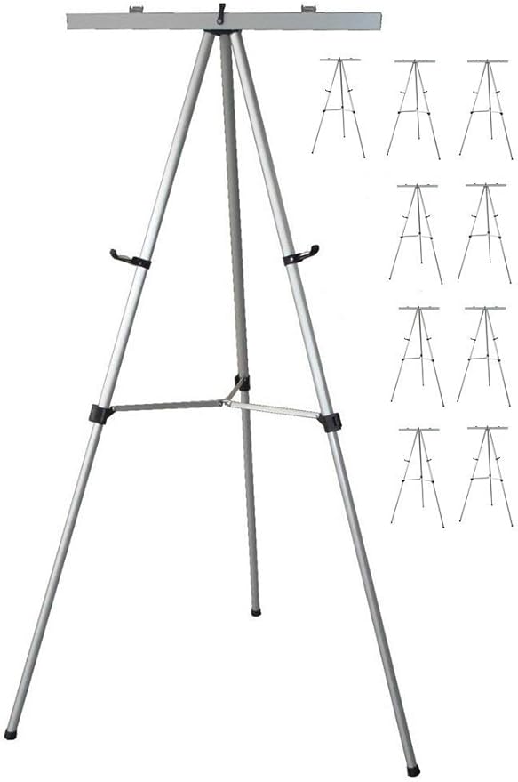 Lightweight Aluminum Flip-Chart Presentation Easel by Audio-VisualDirect