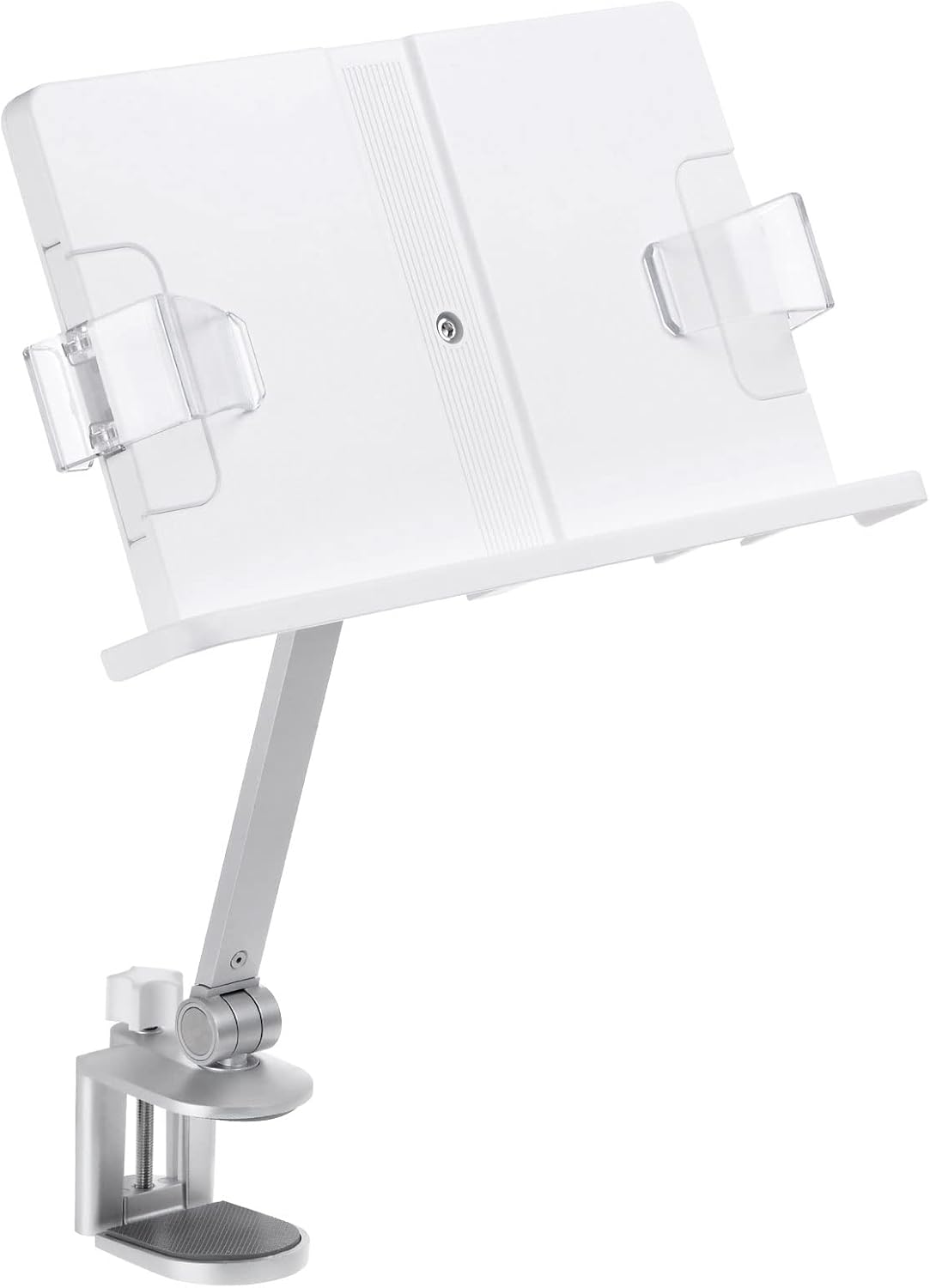 PATIKIL Book Stand for Reading, Metal Reading Rest Book Holder with Page Clip...