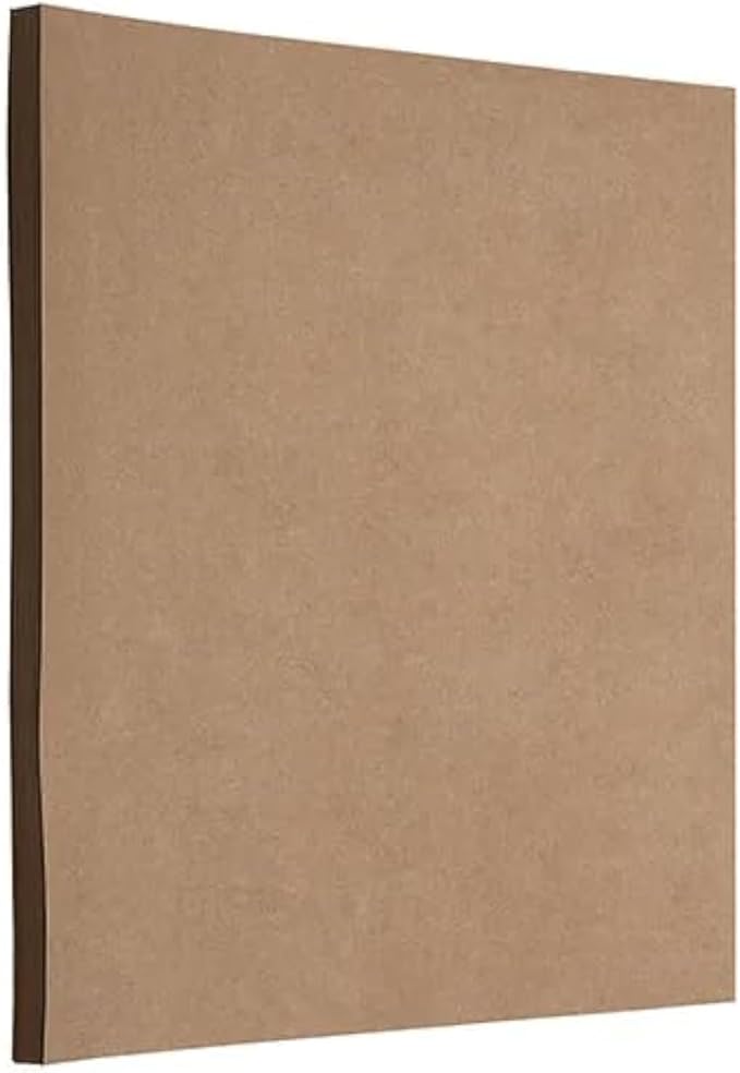 LUXPaper 8.5" x 11" Paper | Letter Size | Brown Kraft | 24lb. Text | 250 Qty by LUXPaper