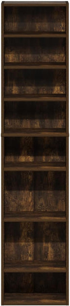 Furinno Indo DVD Shelf, 8-Tier CD Rack, Media Shelf - Image 4