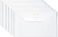 5.9 x 9.9 inch Large Stamp & Die Storage Pockets Resealable Clear Plastic Seal by Briartw