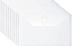 5.9 x 9.9 inch Large Stamp & Die Storage Pockets Resealable Clear Plastic Seal by Briartw