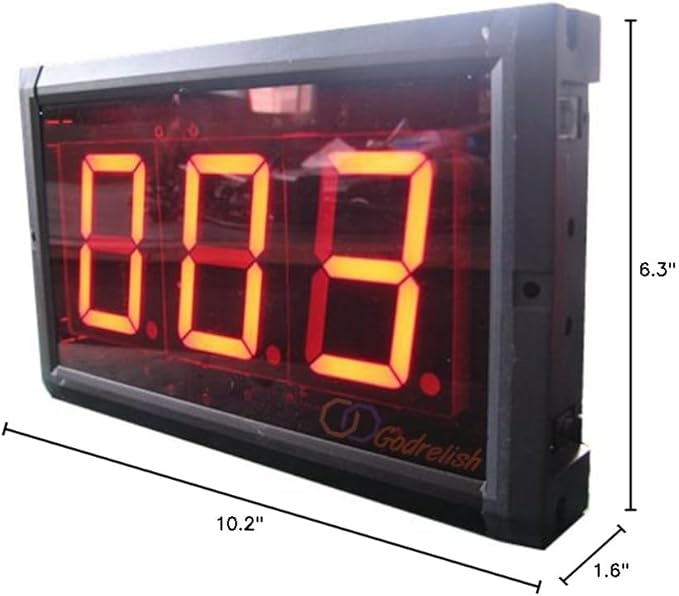 3-inch LED Days Countdown or Countup Timer Max 999 Days Event Reminder Counter - Image 5