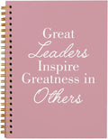OXW Pink Meeting Notebooks for Work, Leadership Gifts Office Work Notebook by Unknown