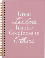 OXW Pink Meeting Notebooks for Work, Leadership Gifts Office Work Notebook by Unknown