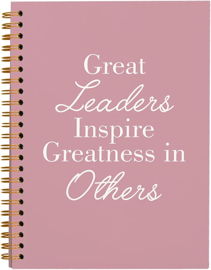 OXW Pink Meeting Notebooks for Work, Leadership Gifts Office Work Notebook by Unknown