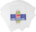 200 Sheets White Carbon Transfer PaperGraphite Tracing Paper by Ueerdand