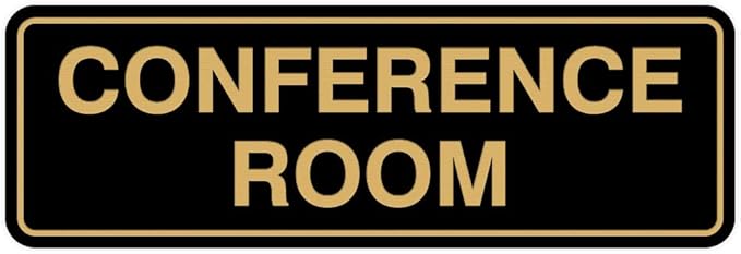 Standard Conference Room Sign by All+Quality