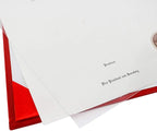 GraduationMall 8.5"x11" Smooth Padded Diploma Cover Certificate Holder Red - Image 5
