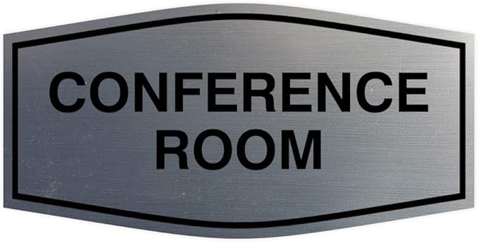 Fancy Conference Room Sign by All+Quality